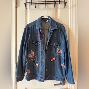 H&M Oversized Jean Jacket (Size 8)
